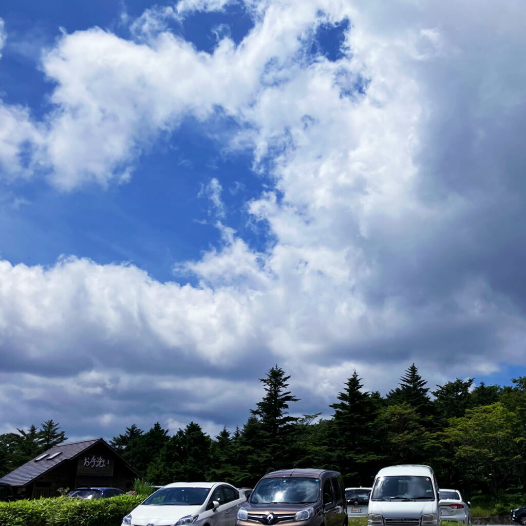 大台ヶ原の駐車場