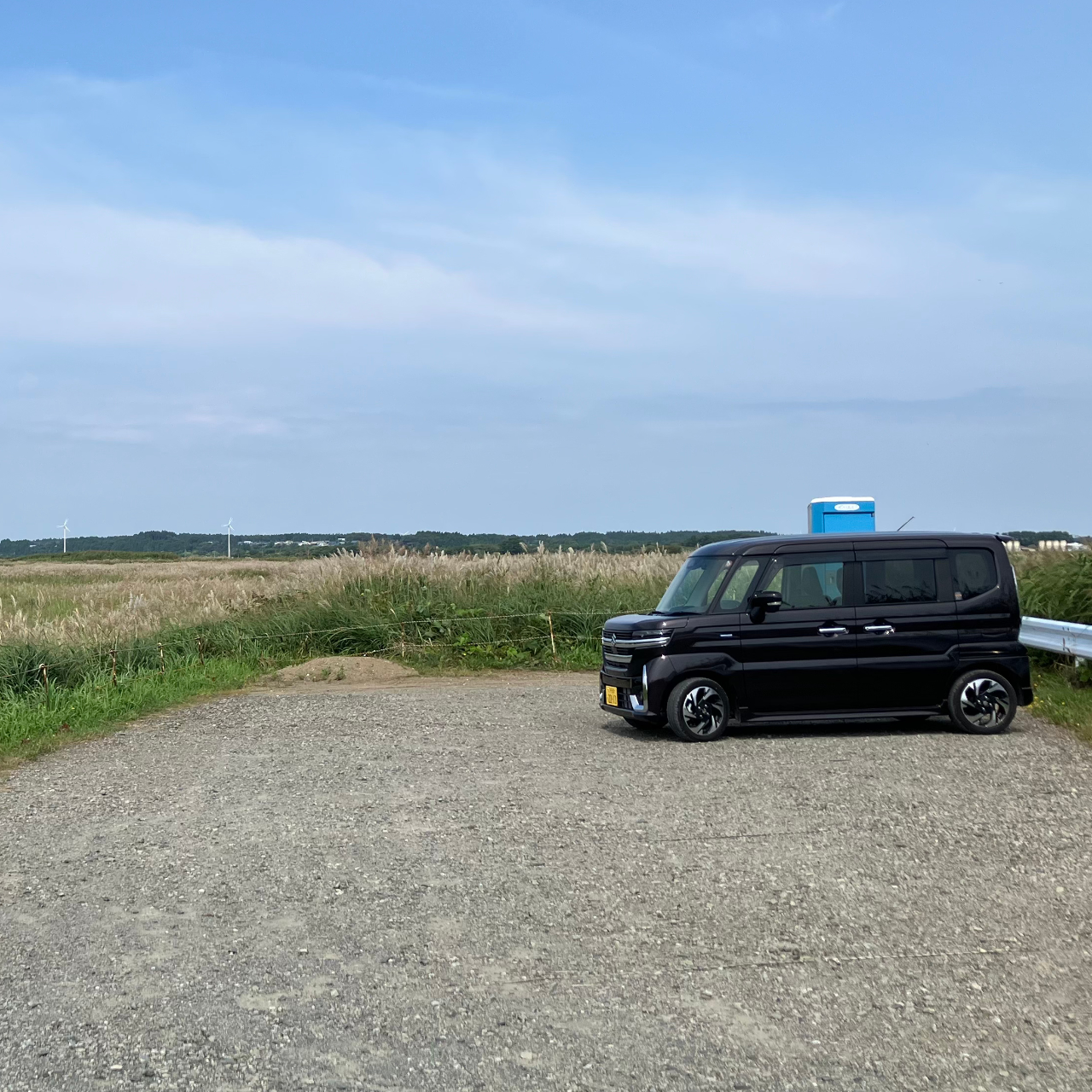 仏沼の北口駐車場